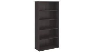 Standard Bookcases Bush Furnishings 5 Shelf Bookcase