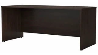 Stand-Alone Desk Shells Bush Furnishings 72in W x 30in D Office Desk