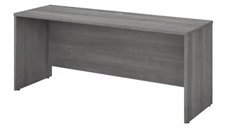 Stand-Alone Desk Shells Bush Furnishings 72in W x 24in D Credenza Desk