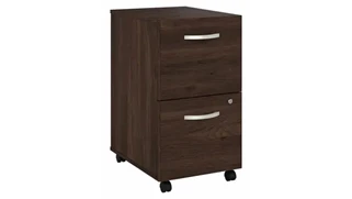 Mobile File Cabinets Bush Furnishings 2 Drawer Mobile File Cabinet - Assembled