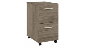 Mobile File Cabinets Bush Furnishings 2 Drawer Mobile File Cabinet - Assembled