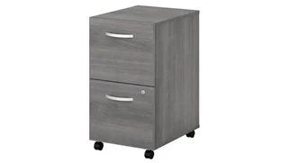 Mobile File Cabinets Bush Furnishings 2 Drawer Mobile File Cabinet - Assembled