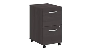 Mobile File Cabinets Bush Furnishings 2 Drawer Mobile File Cabinet - Assembled