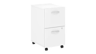 Mobile File Cabinets Bush Furnishings 2 Drawer Mobile File Cabinet - Assembled