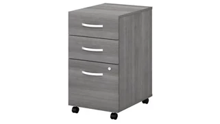 Vertical File Cabinets Bush Furnishings 3 Drawer Mobile File Cabinet - Assembled