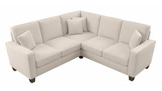 Sectional Sofas Bush Furnishings 87in W L-Shaped Sectional Couch