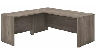 L Shaped Desk Shells Bush Furnishings 72in W x 30in D L-Shaped Desk with 42in W Return
