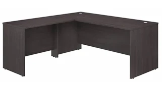 L Shaped Desk Shells Bush Furnishings 72in W x 30in D L-Shaped Desk with 42in W Return