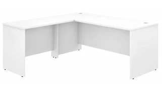 L Shaped Desk Shells Bush Furnishings 72in W x 30in D L-Shaped Desk with 42in W Return