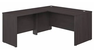 L Shaped Desk Shells Bush Furnishings 60in W x 30in D L-Shaped Desk with 42in W Return