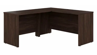 L Shaped Desk Shells Bush Furnishings 60in W x 24in D L-Shaped Desk with 42in W Return