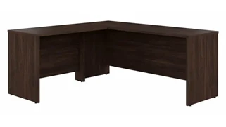 L Shaped Desk Shells Bush Furnishings 72in W x 24in D L-Shaped Desk with 42in W Return