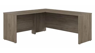 L Shaped Desk Shells Bush Furnishings 72in W x 24in D L-Shaped Desk with 42in W Return
