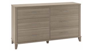 Dressers Bush Furniture 6 Drawer Dresser