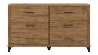 Dressers Bush Furniture 6 Drawer Dresser