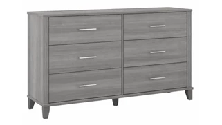 Dressers Bush Furniture 6 Drawer Dresser