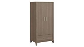 Storage Cabinets Bush Furniture Tall Kitchen Pantry Cabinet with Doors and Drawer
