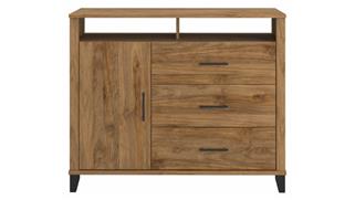 Dressers Bush Furniture 3 Drawer Dresser and Bedroom TV Stand