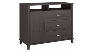 Dressers Bush Furniture 3 Drawer Dresser and Bedroom TV Stand