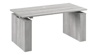 Adjustable Height Desks & Tables Bush Furniture 60in W Electric Height Adjustable Standing Desk