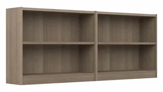Low Bookcases Bush Furnishings 2 Shelf Bookcase - Set of 2