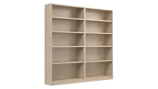 Standard Bookcases Bush Furnishings Tall 5 Shelf Bookcase (Set of 2)