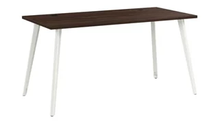 Writing Desks Bush Furnishings 72in W x 30in D Computer Desk with Splayed Metal Legs