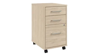 Mobile File Cabinets Bush Furnishings 3 Drawer Mobile File Cabinet (Assembled)