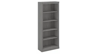 Standard Bookcases Bush Furnishings 5 Shelf Bookcase