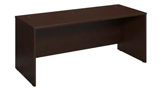 Stand-Alone Desk Shells Bush Furnishings 72in W x 30in D Desk Shell