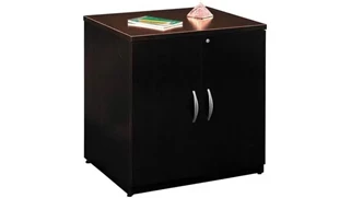 Low Storage Cabinets Bush 30in H Storage Cabinet