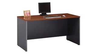 Stand-Alone Desk Shells Bush Furnishings 60in W x 24in D Credenza Desk