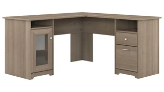 L Shaped Double Pedestal Desks Bush Furniture 60in W L-Shaped Computer Desk