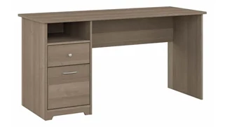 Stand-Alone Single Pedestal Desks Bush Furniture 60in W Computer Desk with Drawers