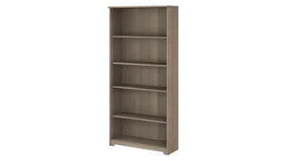 Standard Bookcases Bush Furnishings 5 Shelf Bookcase