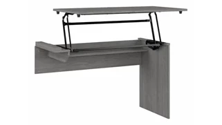 Standing Desks - Manually Adjustable Bush Furnishings 3 Position Sit to Stand Desk Return