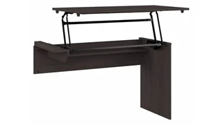 Standing Desks - Manually Adjustable Bush Furniture 3 Position Sit to Stand Desk Return