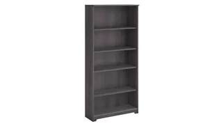 Standard Bookcases Bush Furnishings 5 Shelf Bookcase