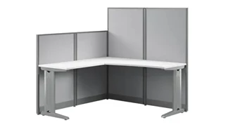 Cubicles Bush Furnishings L-Shaped Workstation