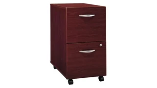 Mobile File Cabinets Bush Furnishings 2 Drawer Mobile Vertical File - Fully Assembled
