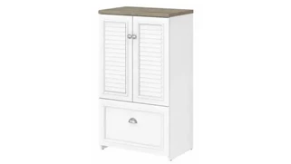 Tall Storage Cabinets Bush Furnishings Storage Cabinet with Doors