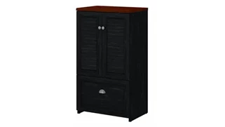 Tall Storage Cabinets Bush Furnishings 2 Door Storage Cabinet with File Drawer