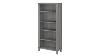 Standard Bookcases Bush Furniture Tall 5 Shelf Bookcase