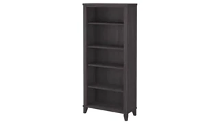 Standard Bookcases Bush Furniture 5 Shelf Bookcase