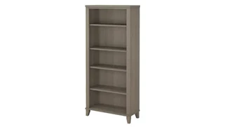 Standard Bookcases Bush Furniture 5 Shelf Bookcase