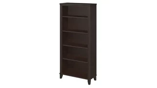 Standard Bookcases Bush Furniture 5 Shelf Bookcase