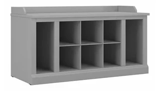 Benches Bush Furniture 40in W Shoe Storage Bench with Shelves