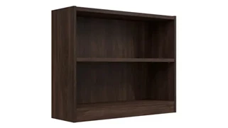 Low Bookcases Bush Furnishings Small 2 Shelf Bookcase
