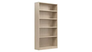 Standard Bookcases Bush Furnishings Tall 5 Shelf Bookcase