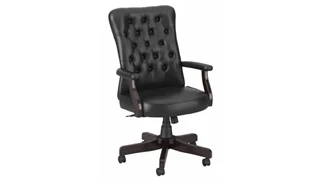Executive Desk Chairs Bush Furniture High Back Tufted Office Chair with Arms